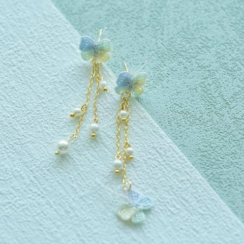 Butterfly Pearl Earrings