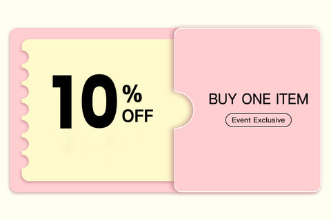 Get 10% off for one item
