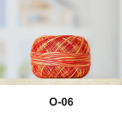 80# micro crochet thread - Orange