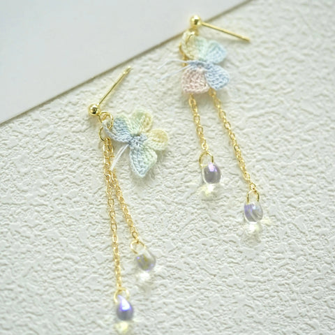 Butterfly Raindrop Earrings