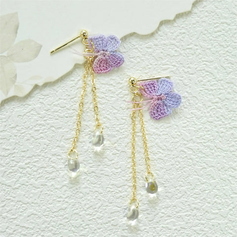 Butterfly Raindrop Earrings