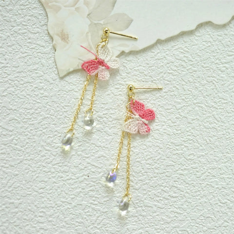 Butterfly Raindrop Earrings