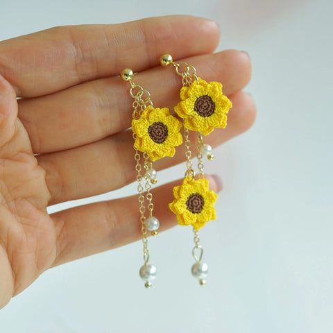 Sunflower Earrings