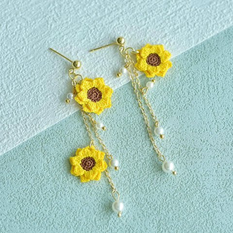 Sunflower Earrings