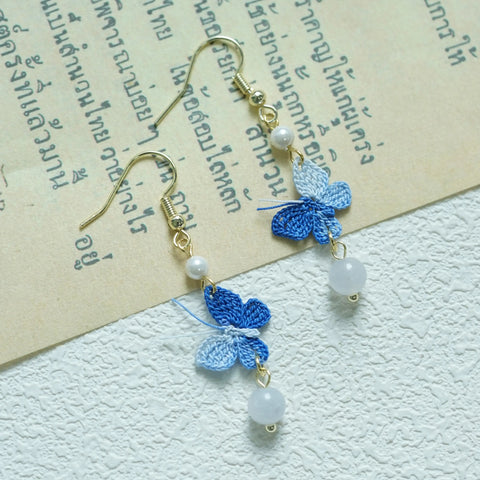 Butterfly Bead Earrings