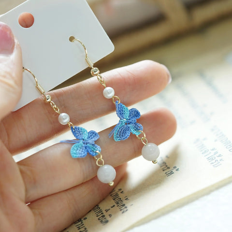 Butterfly Bead Earrings