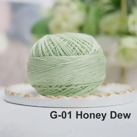 80# micro crochet thread - Green