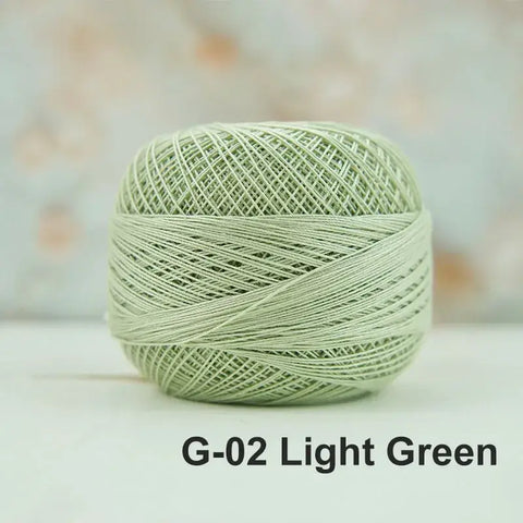 80# micro crochet thread - Green