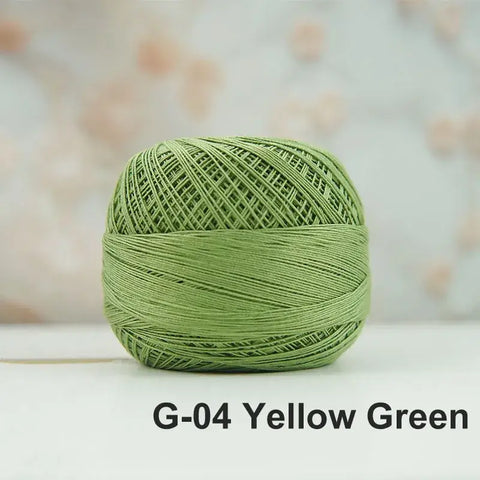 80# micro crochet thread - Green