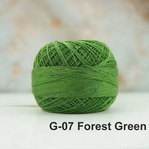 80# micro crochet thread - Green