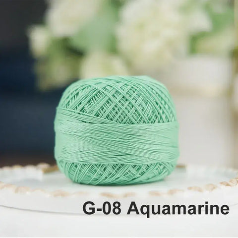 80# micro crochet thread - Green