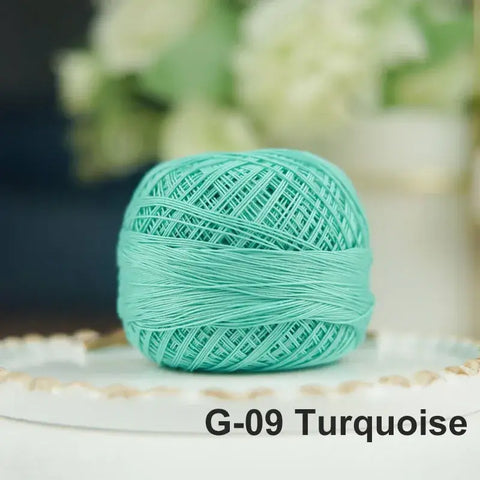 80# micro crochet thread - Green