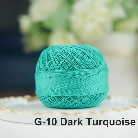 80# micro crochet thread - Green