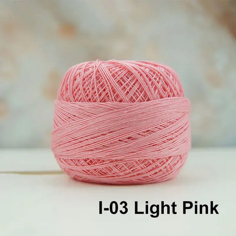 80# micro crochet thread - Pink