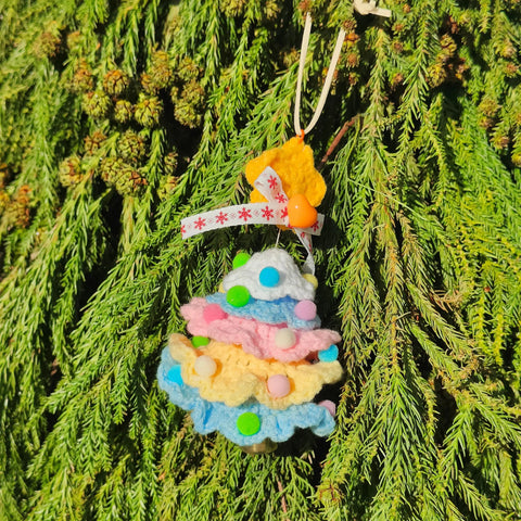 Onirr Crochet Christmas Tree Decorations