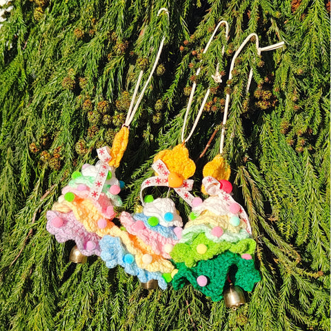 Onirr Crochet Christmas Tree Decorations