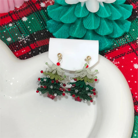 Christmas Tree Earrings