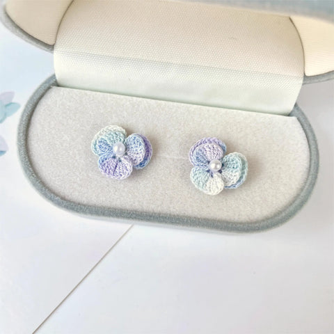 Wild Pansy Earrings