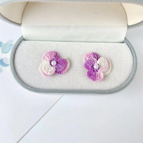 Wild Pansy Earrings