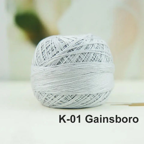 80# micro crochet thread - Gray