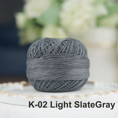 80# micro crochet thread - Gray