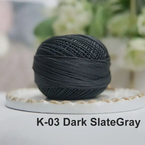 80# micro crochet thread - Gray