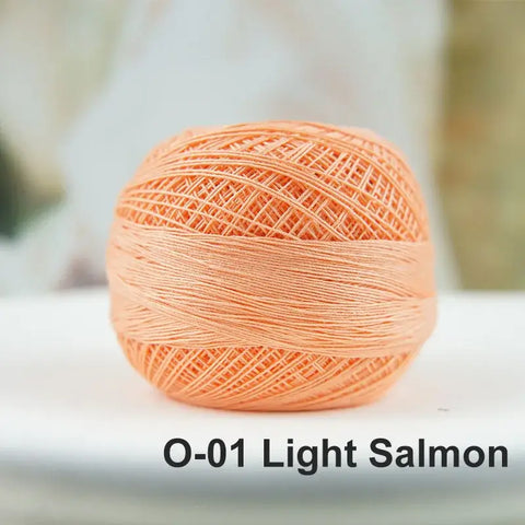 80# micro crochet thread - Orange