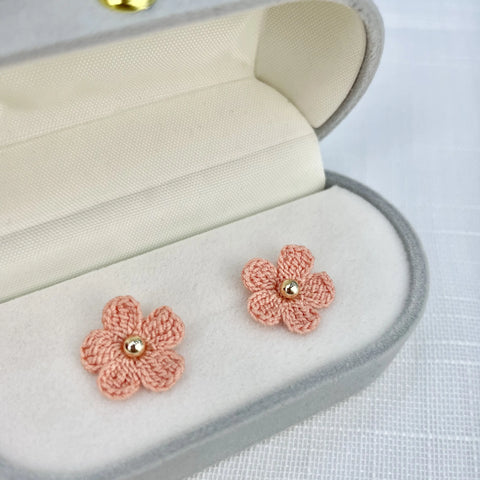 Pink Little Flower Earrings