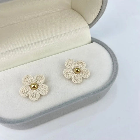 Solid Series Little Flower Earrings