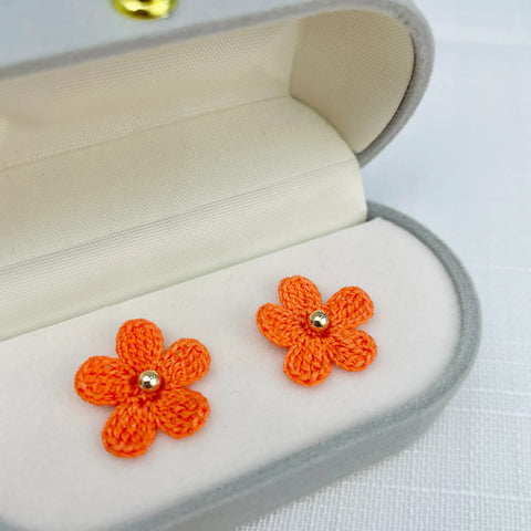 Yellow Little Flower Earrings