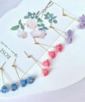 Onirr Handmade Micro Crochet Campanula Earrings