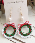 Onirr Handmade Micro Crochet Circle Earrings 2