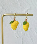 Onirr Handmade Micro Crochet Mango Earrings Ordinary