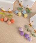 Onirr Handmade Micro Crochet Tulip Earrings 2