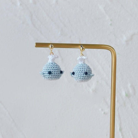 Cute Whale Earrings