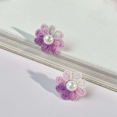 Daisy Pearls Earrings