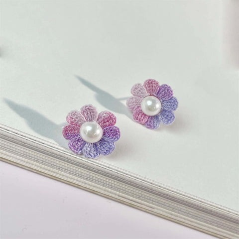 Daisy Pearls Earrings