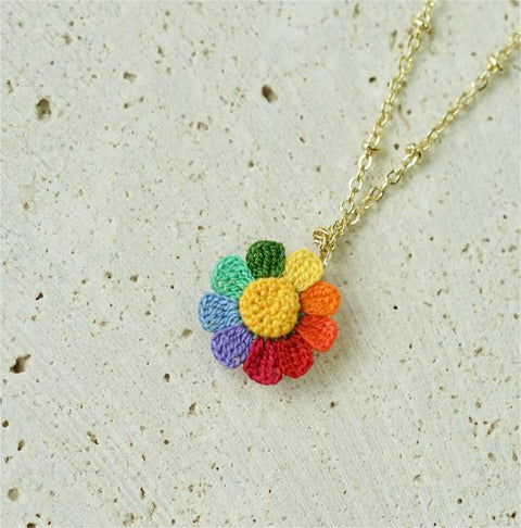 Rainbow Flower Jewelry
