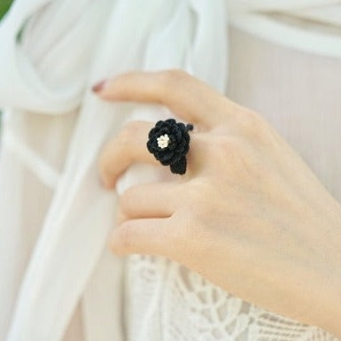 Rose Solid Color Ring