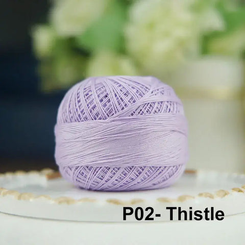 80# micro crochet thread - Purple