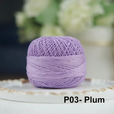 80# micro crochet thread - Purple