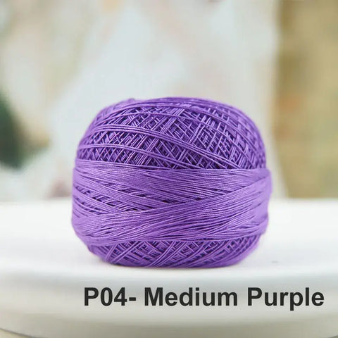 80# micro crochet thread - Purple