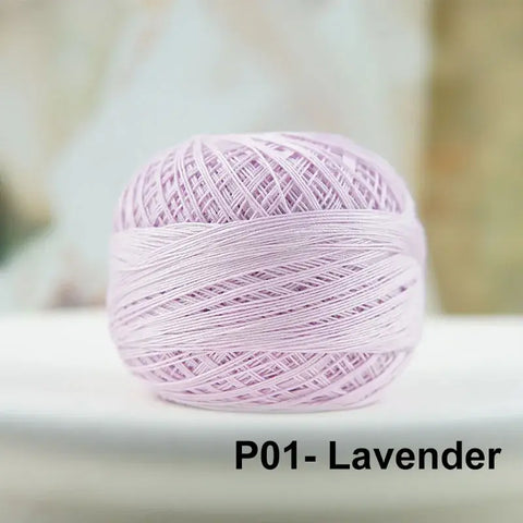 80# micro crochet thread - Purple