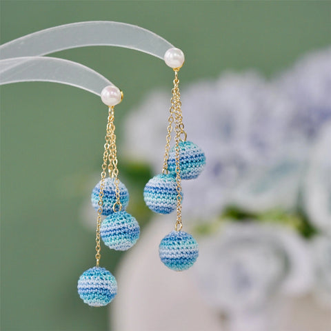 Balls Tassel Earrings